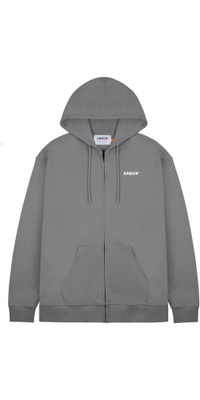 2026 Arbor Mens Mountain Craft Zip Hoodie ABA-HDZ-0012 - Light Grey