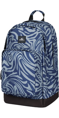 2026 ONeill Mens Santa Cruz Backpack 2150088 - Blue Swirl Zebra