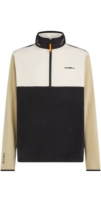 2026 ONeill Mens FWCcruz Triple Polartec Half Zip Fleece 2350155 - Linen White Colour Block