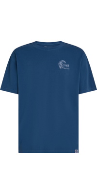 2026 ONeill Mens Originals Retro Back Print T-Shirt 2850384 - Regal Blue
