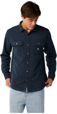 2026 Rip Curl Sessions Polar Fleece Shirt 08SMSH - Dark Navy