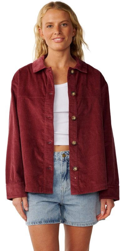 Rip Curl Womens Keepsakes Washed Cord Shirt