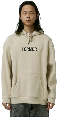 2026 FORMER Mens Legacy Emb Hoodie FLEGACYHOODIE - Bone