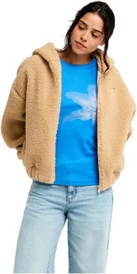 2026 Roxy Womens Take It Ok Fleece ERJPF03269 - Pebble