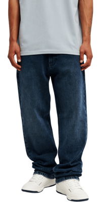 2026 Quiksilver Mens Regular Denim Jeans EQYDP03495 - Blue Black Used