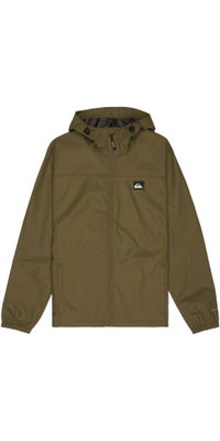 2026 Quiksilver Mens Overcast 3k Tape Waterproof Jacket EQYJK04214 - Grape Leaf
