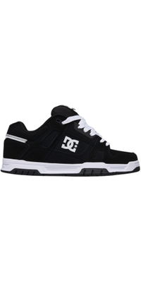 2026 DC Shoes Mens Stag Trainers 320188 - Black / Black / White