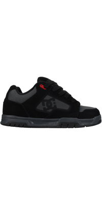 2026 DC Shoes Mens DC Coiler Trainers DC03011 - Black / Grey / Red