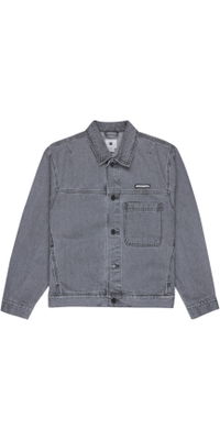 2026 DC Shoes Mens Ethos Denim Trucker Jacket EDYJK03271 - Medium Grey