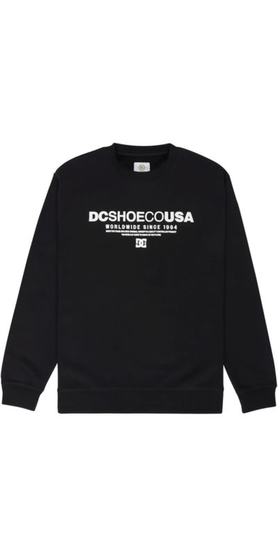 DC Shoes Mens DC Heritage Font Sweatshirt -KVJ0