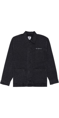 2026 DC Shoes Mens Hawkshaw Snake Overshirt EDYWT03278-KVJ6 - Laser Scales Snake