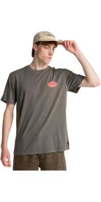 2026 Billabong Mens Burn Out T-Shirt EBYZT00505 - Pewter