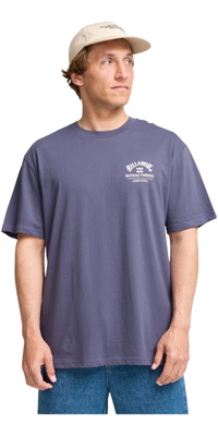 2026 Billabong Mens Flower Premium T-Shirt 24A521620 - Vintage Indigo