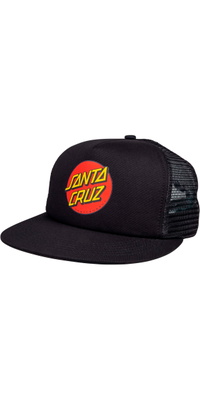 2026 Santa Cruz Mens Classic Dot Trucker SCA-CAP-0227 - Black / Black