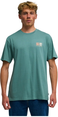 2026 Billabong Mens Surge T-shirt EBYZT00563 - Sea Green
