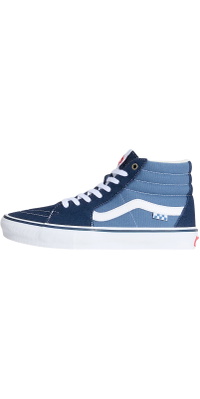 2026 Vans Mens Skate Sk8-Hi Shoes VN0A5FCC - Navy / White