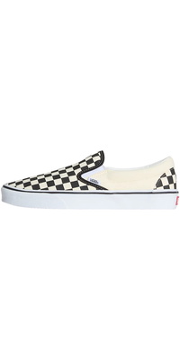 2026 Vans Classic Slip-On Shoes VN000EYE - Black & White Checkerboard