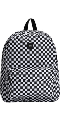 2026 Vans Old Skool Check Backpack VN000H4XY281 - Black / White
