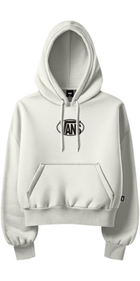2026 Vans Womens Chest Logo Hoodie VN000XDJC9F - Egret