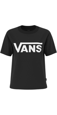 2026 Vans Womens Flying V Crew T-Shirt VN0A3UP4BLK - Black