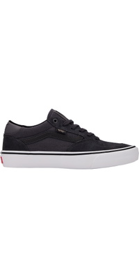 2026 Vans Mens Skate Rowan Shoes VN0A5JICRP91 - Asphalt / White