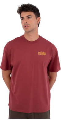 2026 Hurley Mens Fly T-shirt HSP26MMTS09553622 - Cherry Crimson