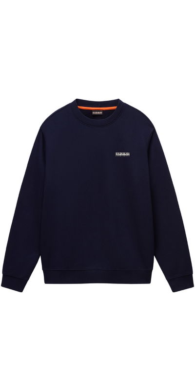 Napapijri Mens Small Box Crew Sweatshirt
