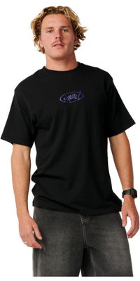 2026 Rip Curl Mens Rip Script Tee 14HMTE - Black