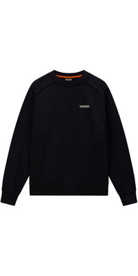 2026 Napapijri Mens Teza Crew Sweatshirt NP0A8AHF941 - Black Beauty
