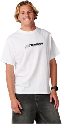 2026 Rip Curl Archive 69 Embroidered T-shirt 14DMTE - White