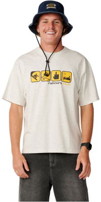 2026 Rip Curl Mens Archive Ride On T-shirt 170MTE - Sports Marl
